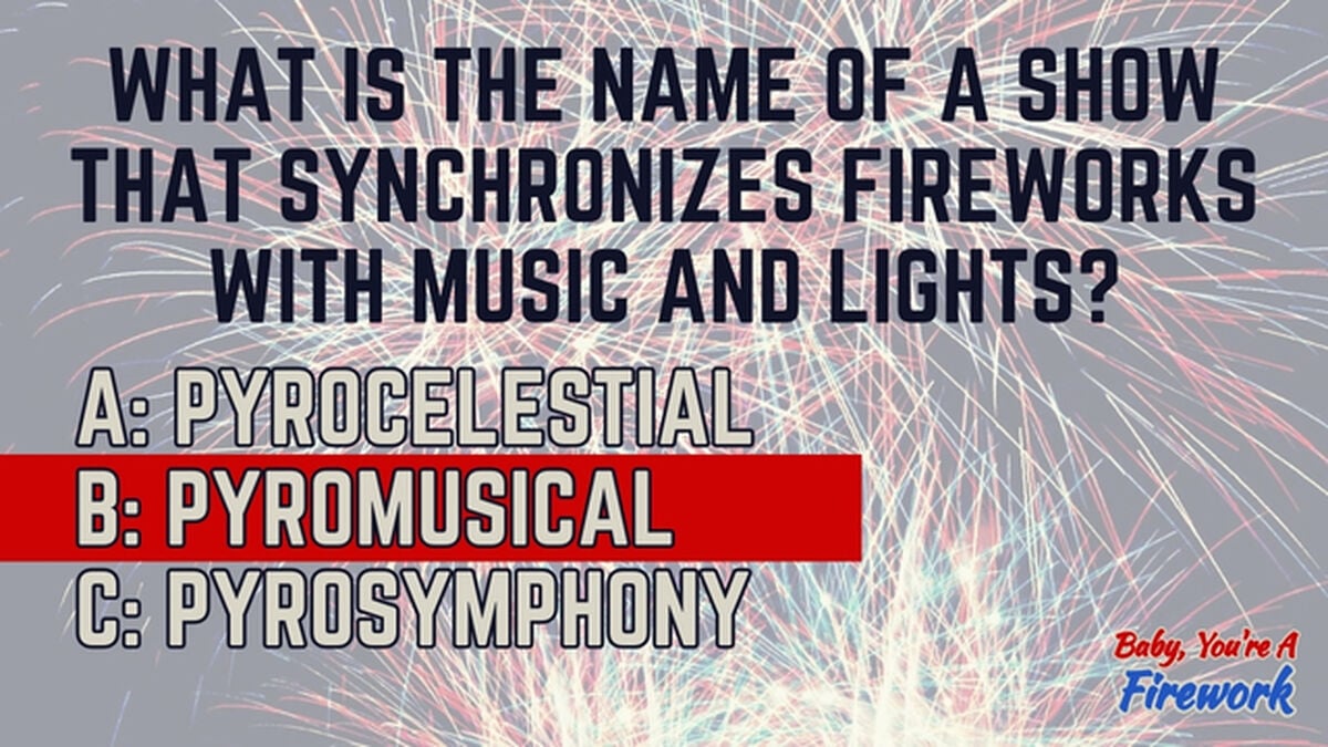 Baby, You're a Firework Trivia image number null